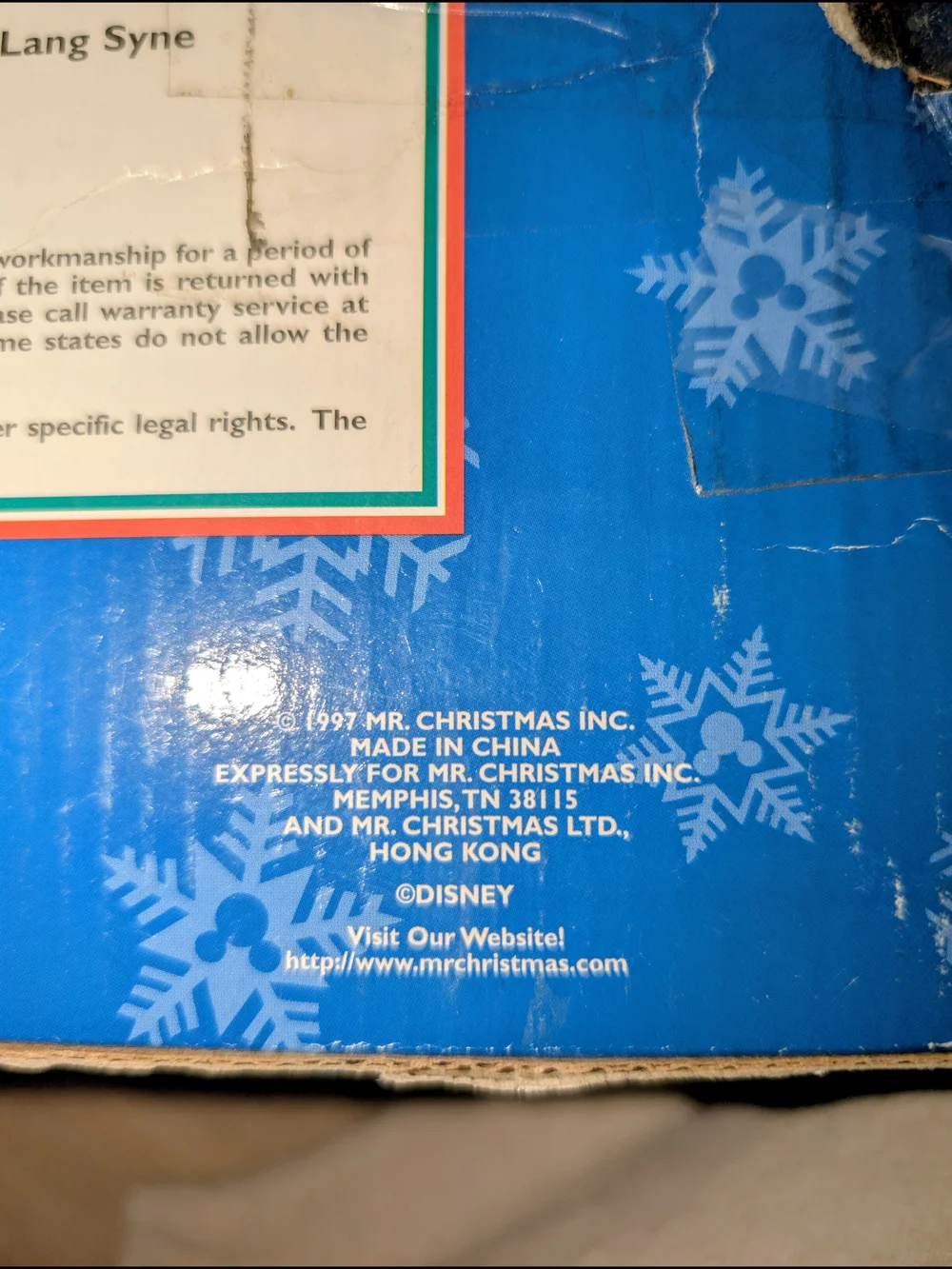 Vintage Disney 1997 Mr Christmas A Mickey Musical Holiday Mickey Unlimited Works